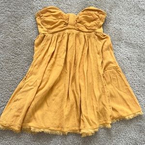Strapless Free People dress